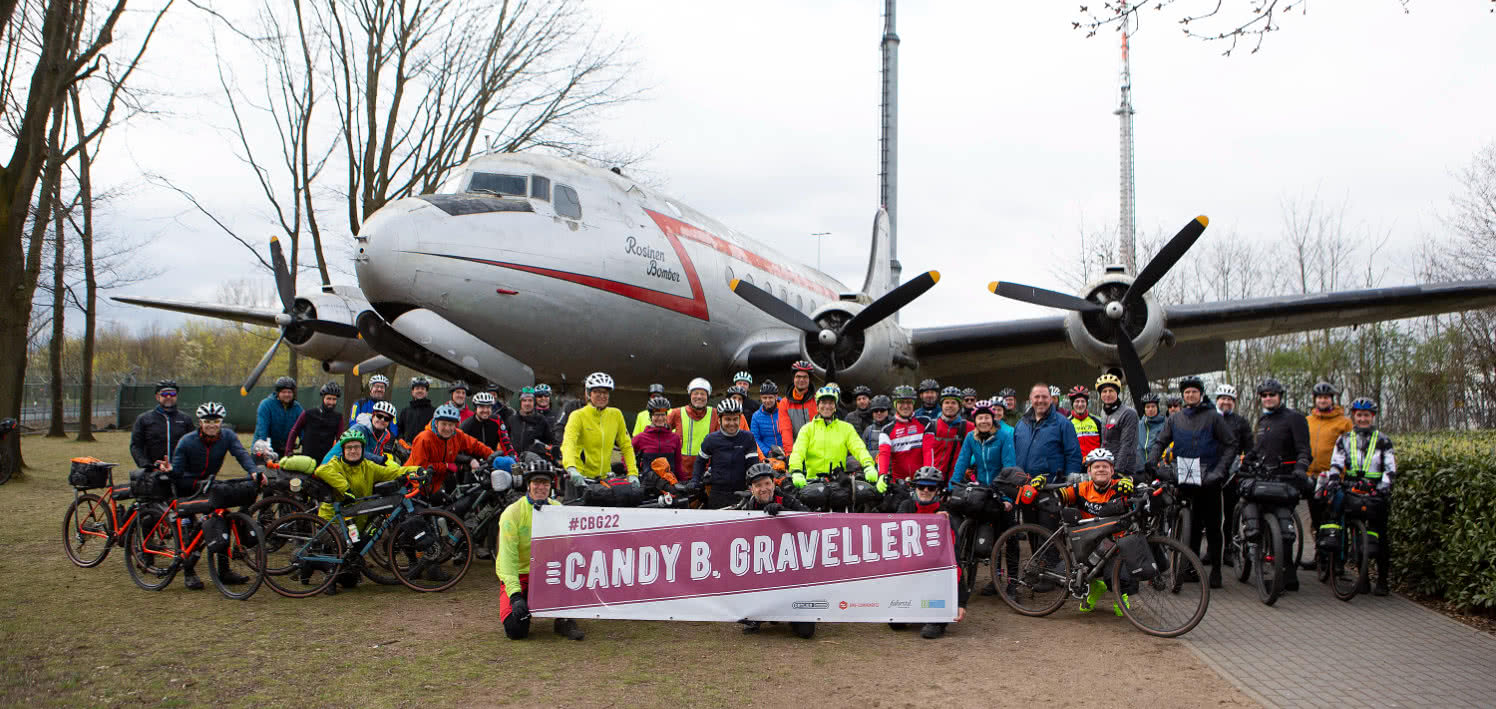 Beim Start des Candy B. Graveller 2022.